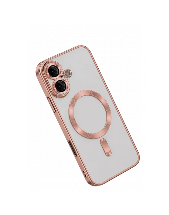 Apple İphone 16 Kılıf Kross Magneticsafe Kapak - Rose