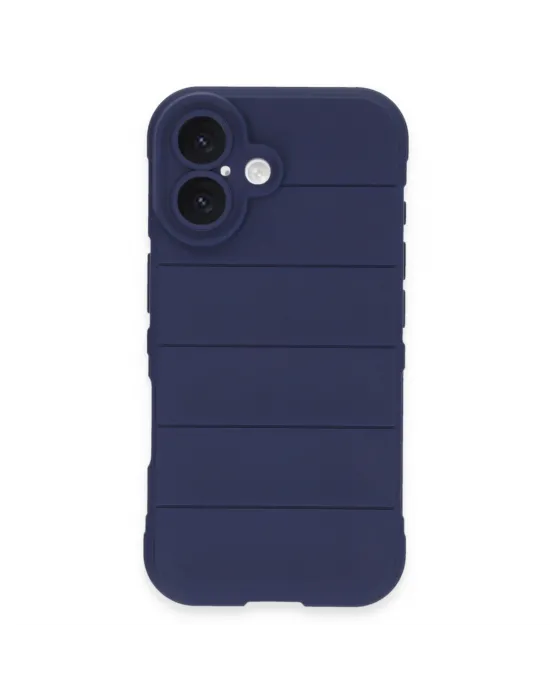 Apple İphone 16 Kılıf Optimum Silikon - Lacivert