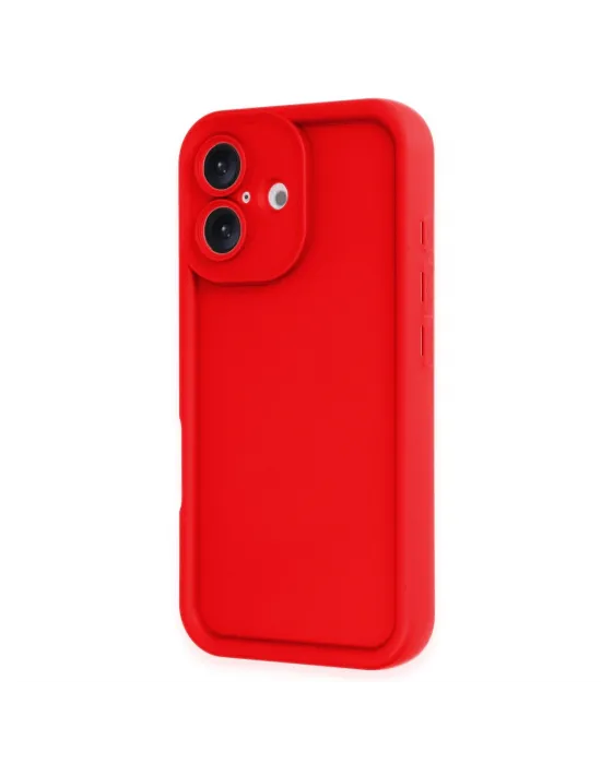 Apple İphone 16 Kılıf Viera Silikon - Kırmızı