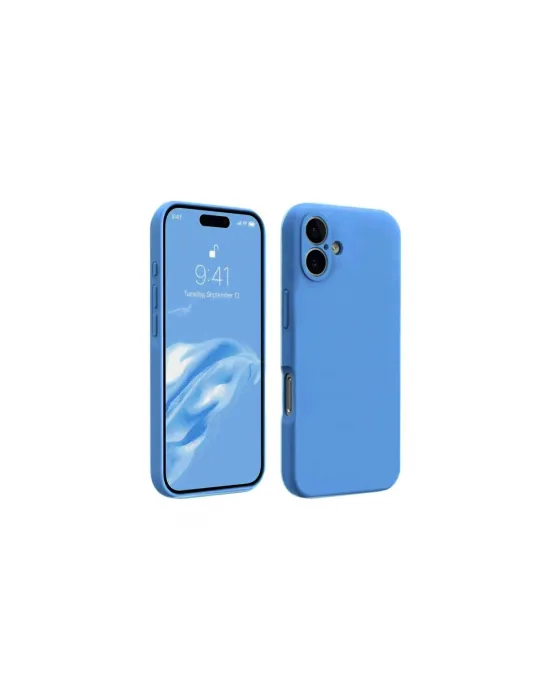 Apple İphone 16 Plus Kılıf First Silikon - Mavi