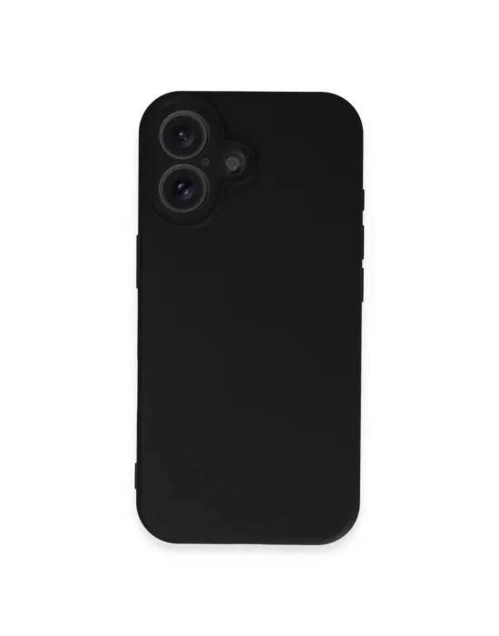Apple İphone 16 Plus Kılıf First Silikon - Siyah