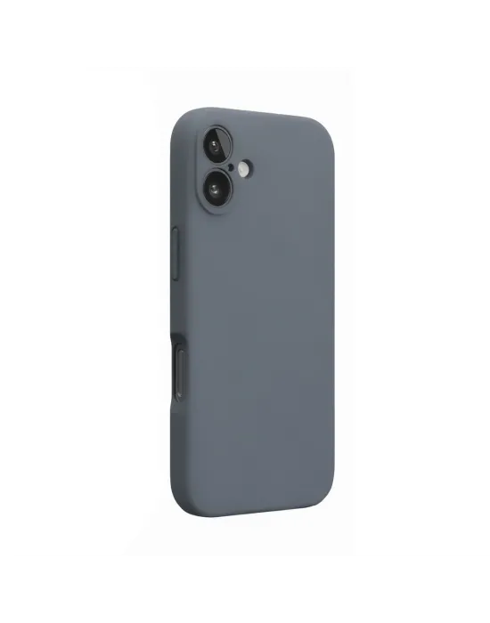 Apple İphone 16 Plus Kılıf Nano İçi Kadife Silikon - Gri