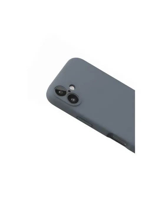 Apple İphone 16 Plus Kılıf Nano İçi Kadife Silikon - Gri