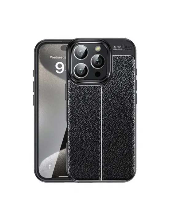 Apple İphone 16 Pro Kılıf Auto Focus Kapak - Siyah