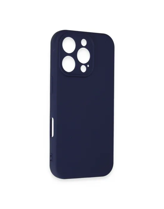 Apple İphone 16 Pro Kılıf First Silikon - Lacivert
