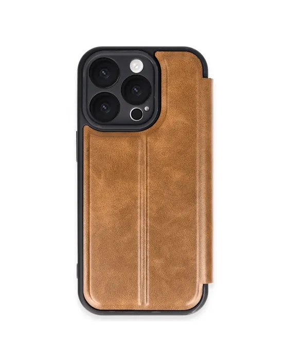 Apple İphone 16 Pro Kılıf Flip Cover - Taba
