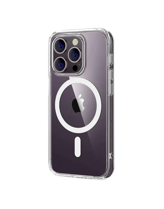 Apple İphone 16 Pro Max Combo Sert Şeffaf Magsafe Kapak - Şeffaf