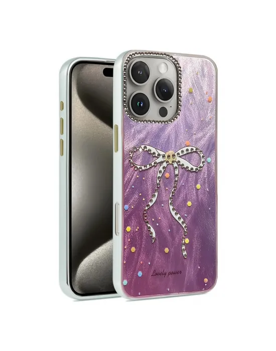 Apple İphone 16 Pro Max Kılıf Blade Aynalı Desenli Kapak - Desen 1
