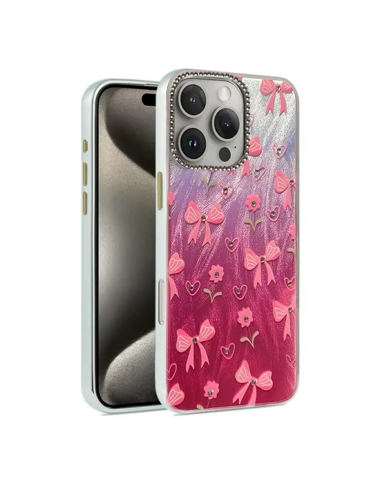 Apple İphone 16 Pro Max Kılıf Blade Aynalı Desenli Kapak - Desen 3