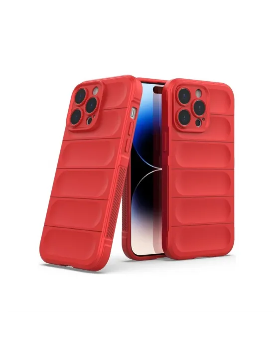 Apple İphone 16 Pro Max Kılıf Optimum Silikon - Kırmızı