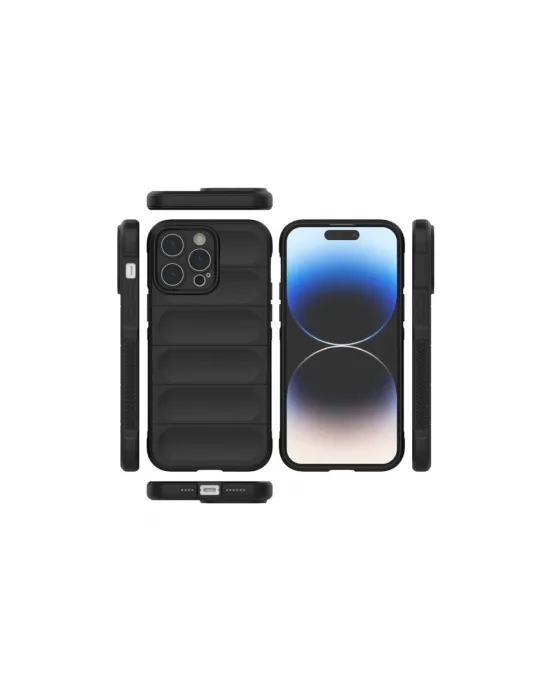 Apple İphone 16 Pro Max Kılıf Optimum Silikon - Siyah