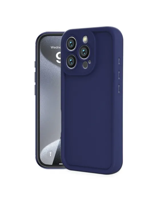 Apple İphone 16 Pro Max Kılıf Viera Silikon - Lacivert