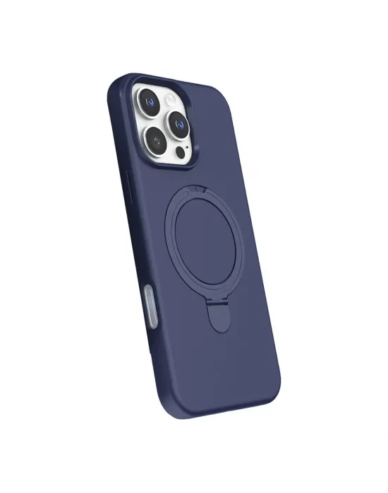 Apple İphone 16 Pro Max Regal Magsafe Standlı Kapak - Lacivert