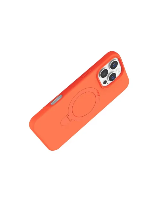 Apple İphone 16 Pro Max Regal Magsafe Standlı Kapak - Turuncu