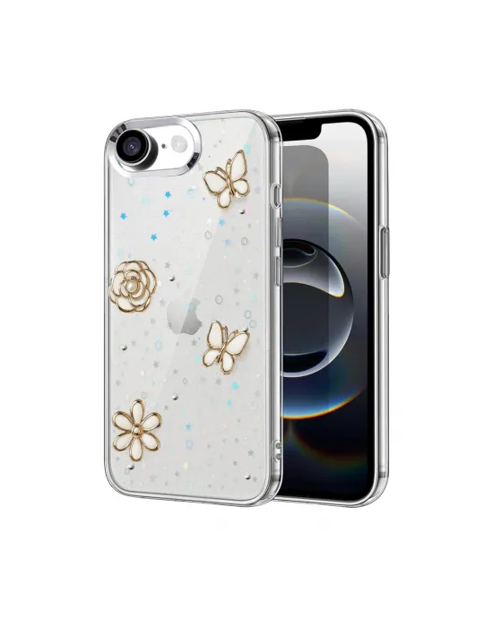 Apple İphone 16e Fiyonk Desenli Kapak - Desen 10