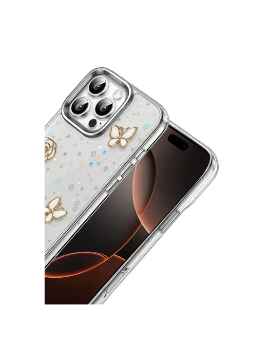 Apple İphone 16e Fiyonk Desenli Kapak - Desen 10
