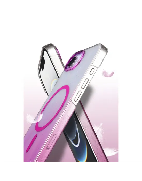 Apple İphone 16e Glossy Magsafe Kapak - Mavi