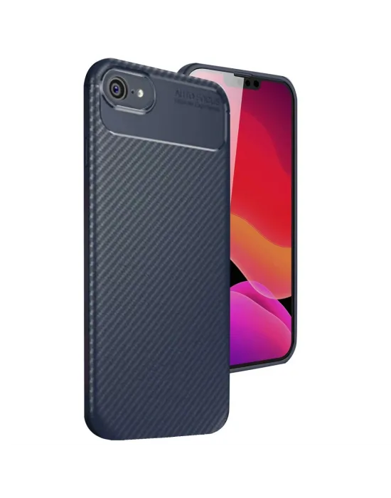 Apple İphone 16e Kılıf Auto Focus Karbon Kapak - Lacivert
