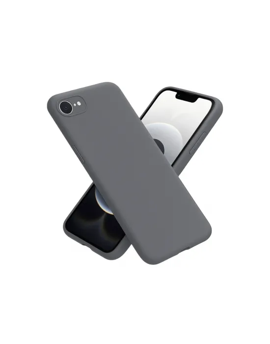 Apple İphone 16e Kılıf First Silikon - Gri