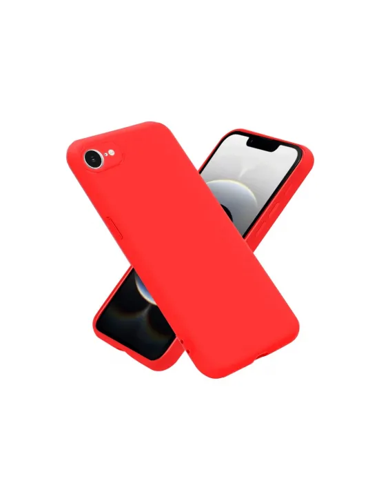 Apple İphone 16e Kılıf First Silikon - Kırmızı