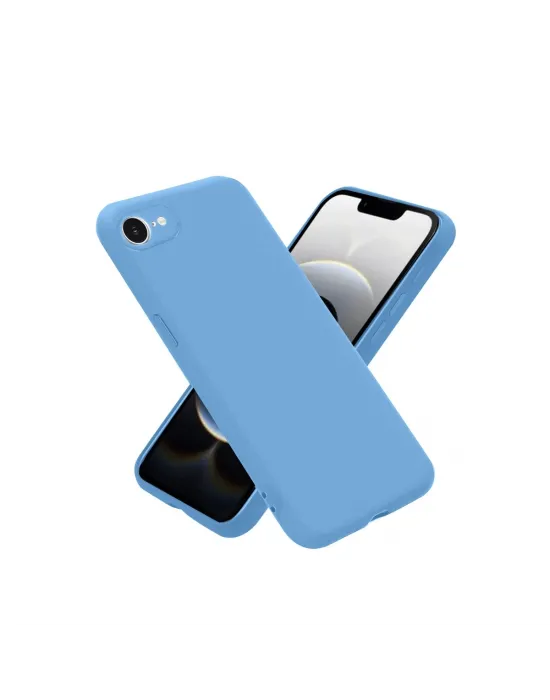 Apple İphone 16e Kılıf First Silikon - Mavi