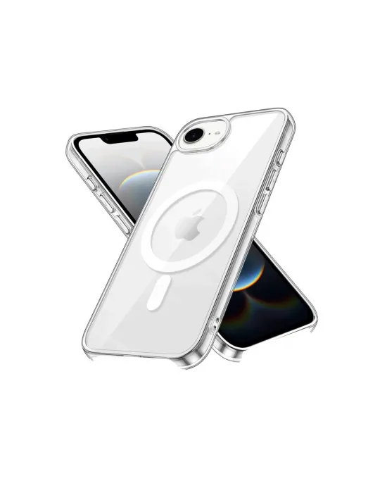 Apple İphone 16e Kılıf Pc Real Magsafe Kapak - Şeffaf