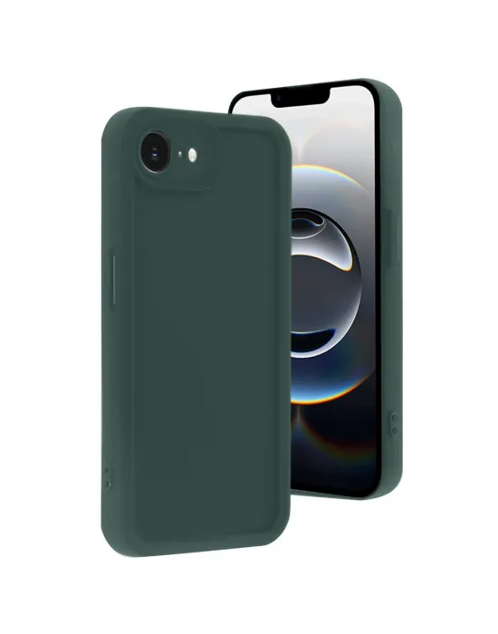 Apple İphone 16e Kılıf Viera Silikon - Koyu Yeşil