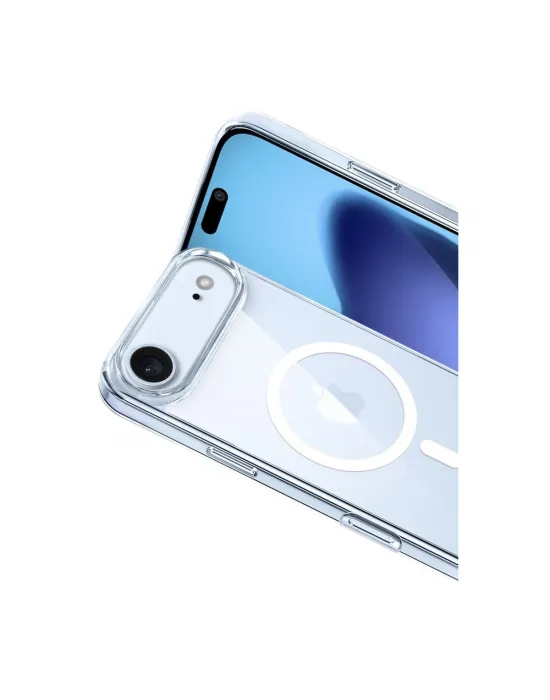 Apple İphone 17 Air Combo Sert Şeffaf Magsafe Kapak - Şeffaf