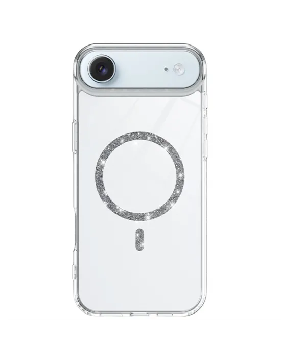 Apple İphone 17 Air Live Diamond Magsafe Kapak - Şeffaf