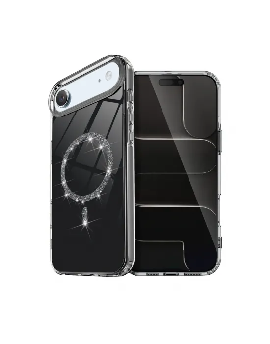 Apple İphone 17 Air Live Diamond Magsafe Kapak - Siyah