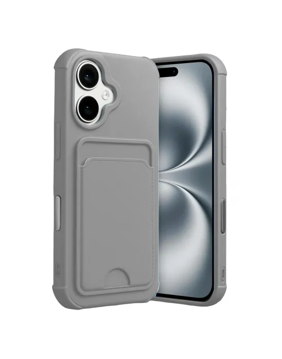 Apple İphone 17 Kelvin Kartvizitli Silikon - Gri