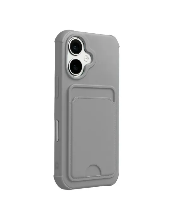 Apple İphone 17 Kelvin Kartvizitli Silikon - Gri