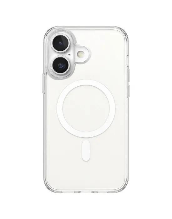 Apple İphone 17 Kılıf Magneticsafe Şeffaf Silikon - Şeffaf
