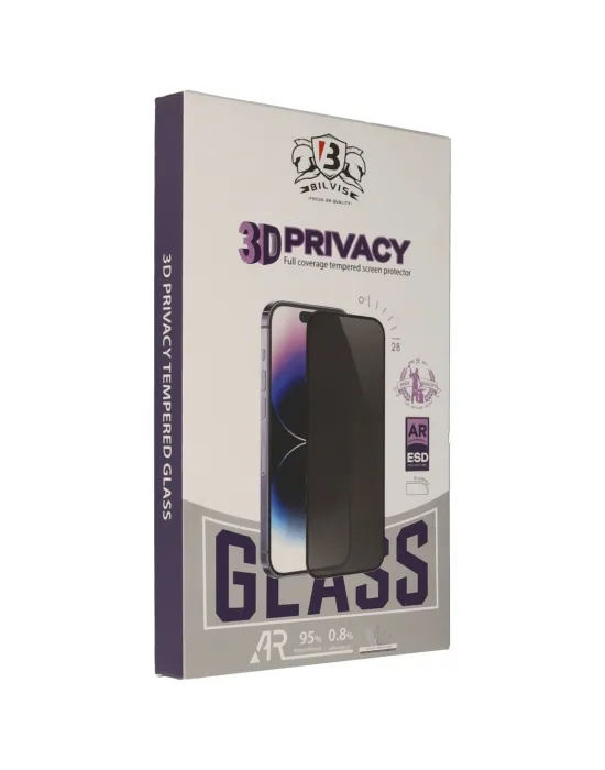 Apple İphone 17 Pro Bilvis 3d Hayalet Cam Ekran Koruyucu