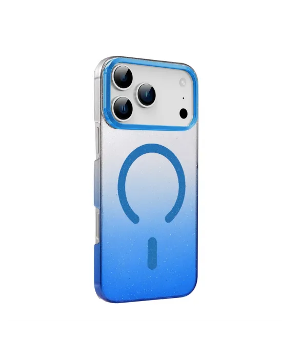 Apple İphone 17 Pro Glossy Magsafe Kapak - Mavi