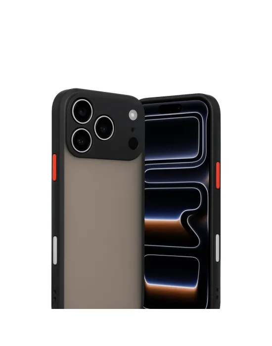Apple İphone 17 Pro Kılıf Montreal Silikon Kapak - Siyah