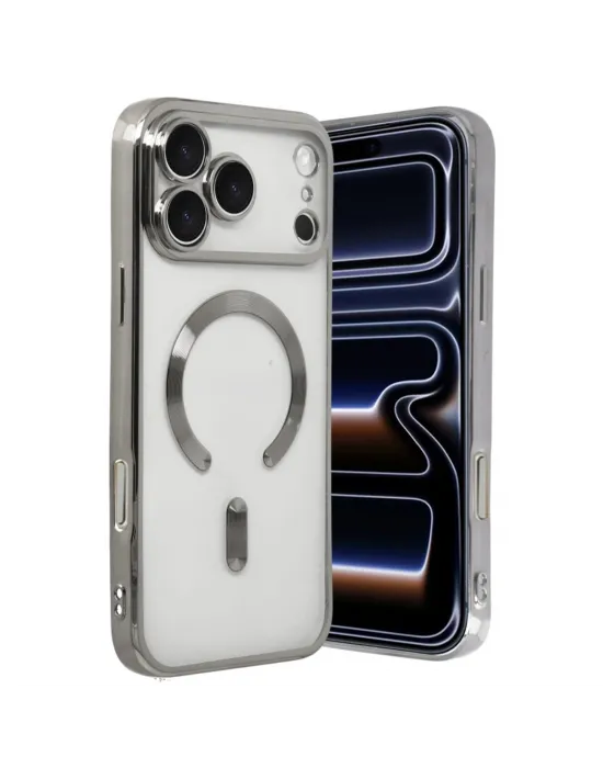 Apple İphone 17 Pro Kross Magneticsafe Kapak - Gümüş