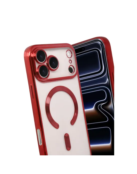 Apple İphone 17 Pro Kross Magneticsafe Kapak - Kırmızı