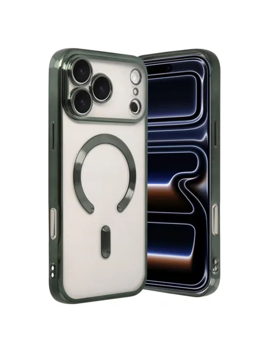 Apple İphone 17 Pro Kross Magneticsafe Kapak - Koyu Yeşil