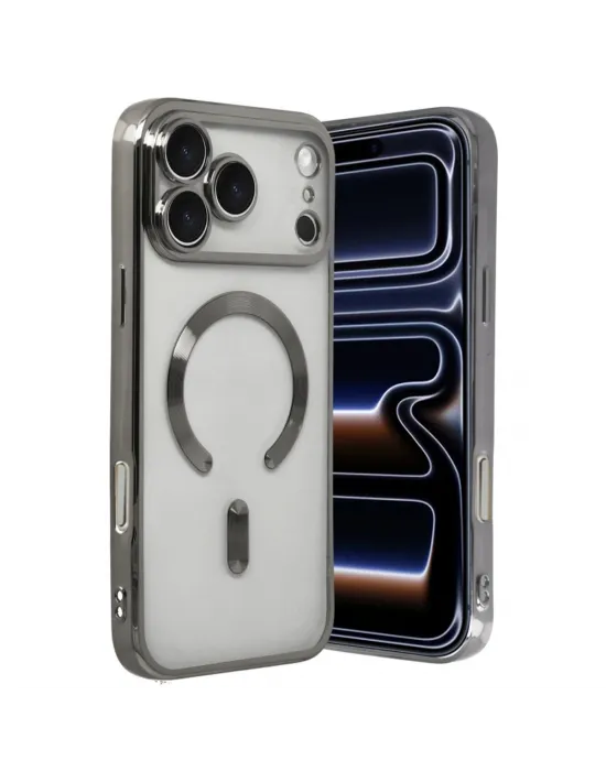 Apple İphone 17 Pro Kross Magneticsafe Kapak - Titan Gri