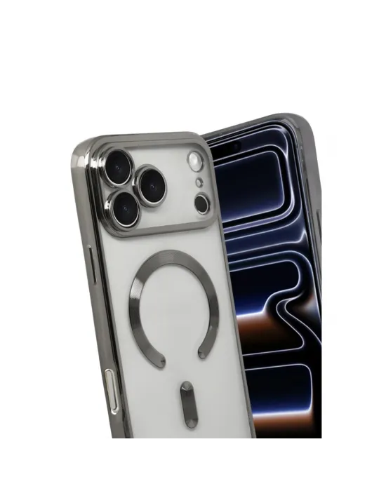 Apple İphone 17 Pro Kross Magneticsafe Kapak - Titan Gri