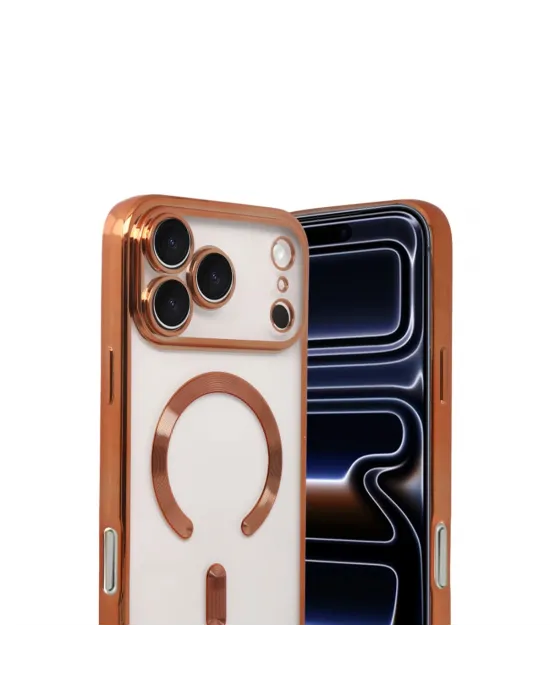 Apple İphone 17 Pro Kross Magneticsafe Kapak - Turuncu
