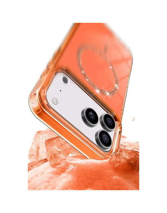 Apple İphone 17 Pro Live Diamond Magsafe Kapak - Mavi