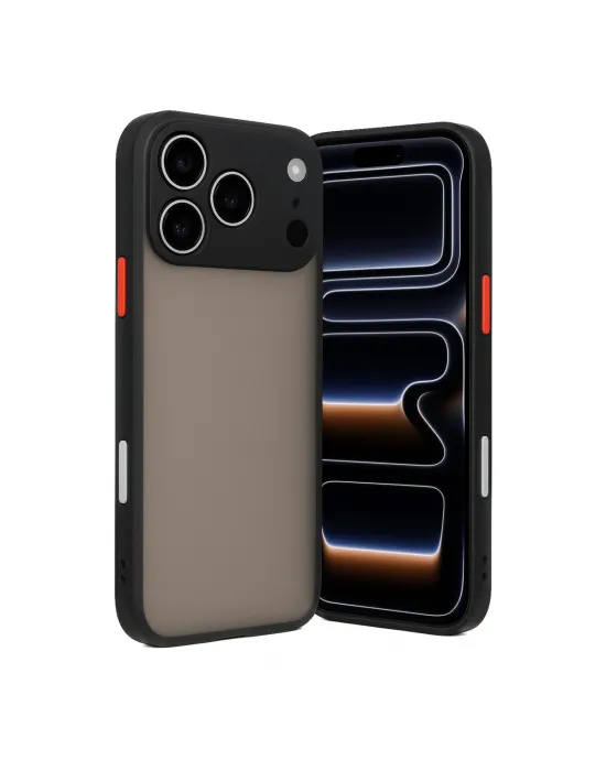 Apple İphone 17 Pro Max Kılıf Montreal Silikon Kapak - Siyah