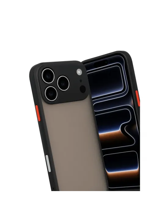Apple İphone 17 Pro Max Kılıf Montreal Silikon Kapak - Siyah