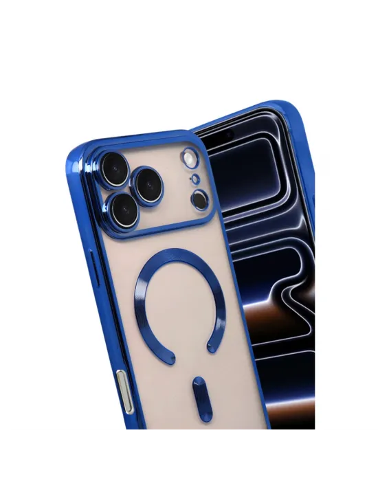 Apple İphone 17 Pro Max Kross Magneticsafe Kapak - Lacivert