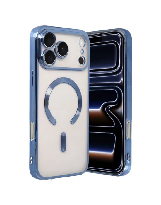 Apple İphone 17 Pro Max Kross Magneticsafe Kapak - Sierra Blue
