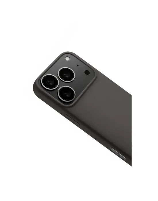 Apple İphone 17 Pro Max Nano İçi Kadife Silikon - Gri