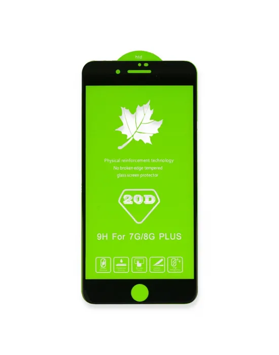 Apple İphone 6 20d Premium Cam Ekran Koruyucu - Siyah
