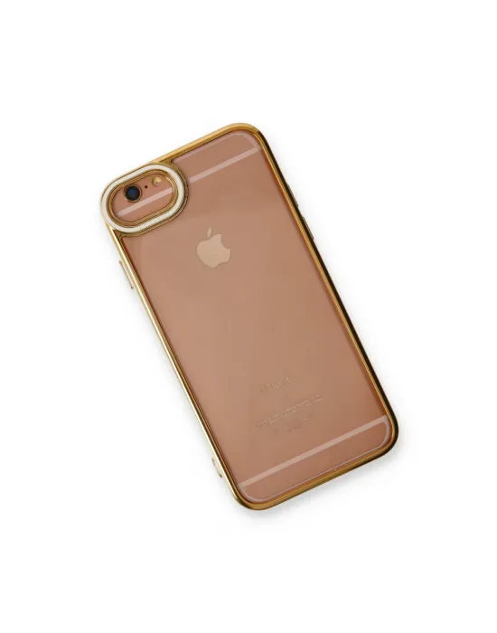 Apple İphone 6 Kılıf Liva Lens Silikon - Beyaz